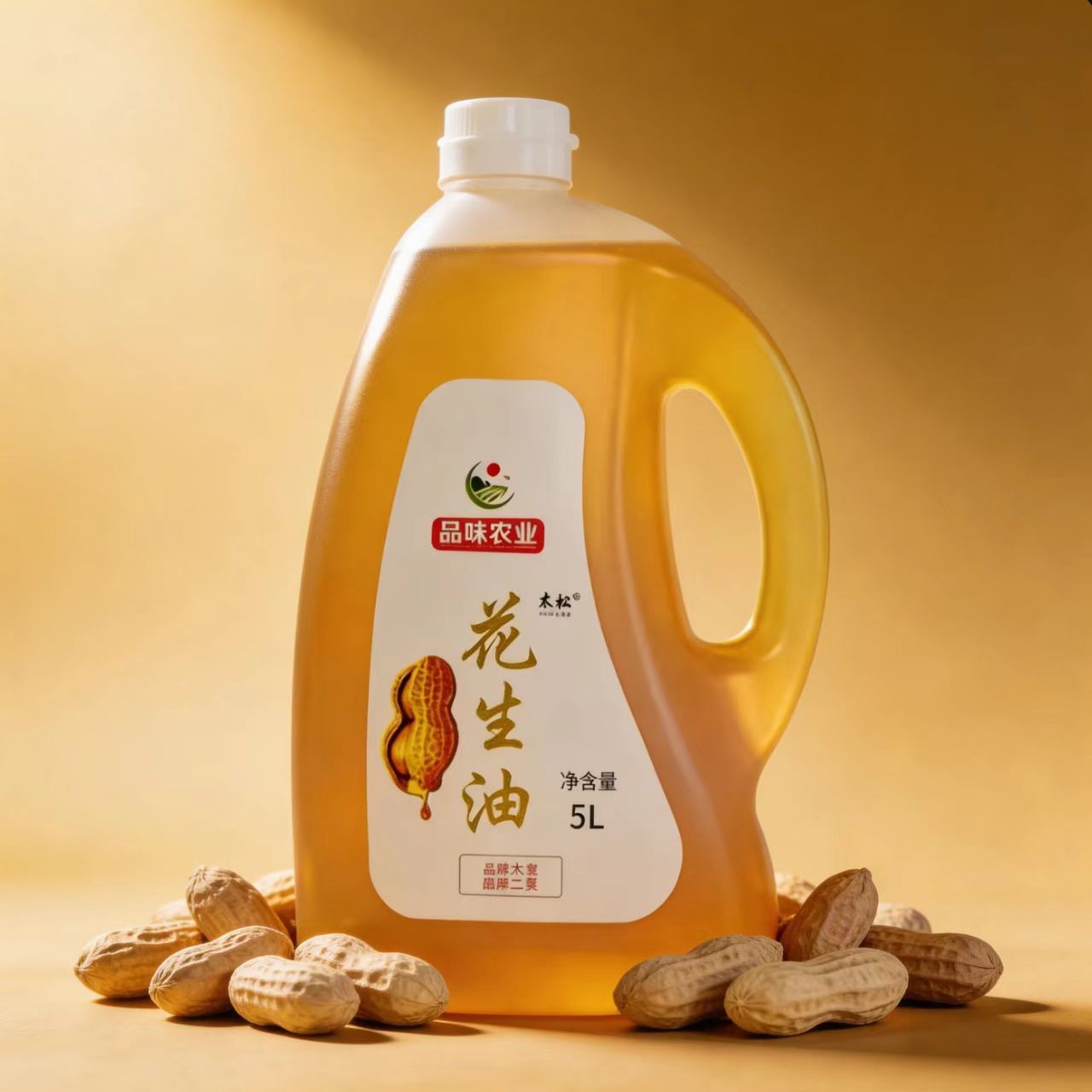 品味农业压榨花生油 5L
